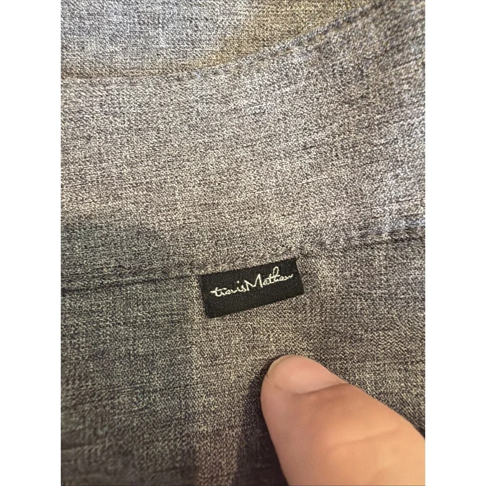 TravisMathew Golf Shorts Mens 34 Dark Heather Gray Performance Stretch 78674
